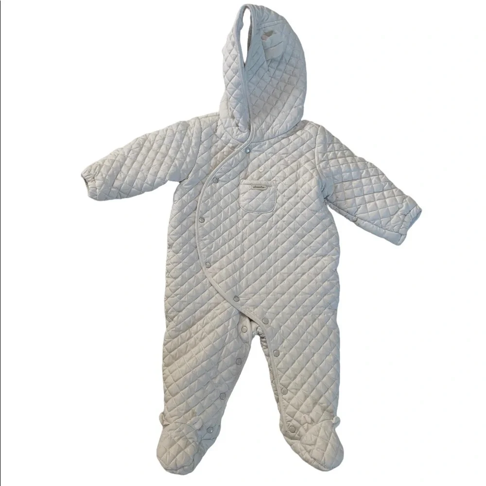 Absorba Quilted One Piece Bunting Suit Size 75